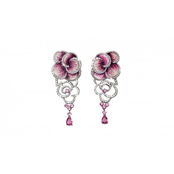 Rose carpet earrings 1